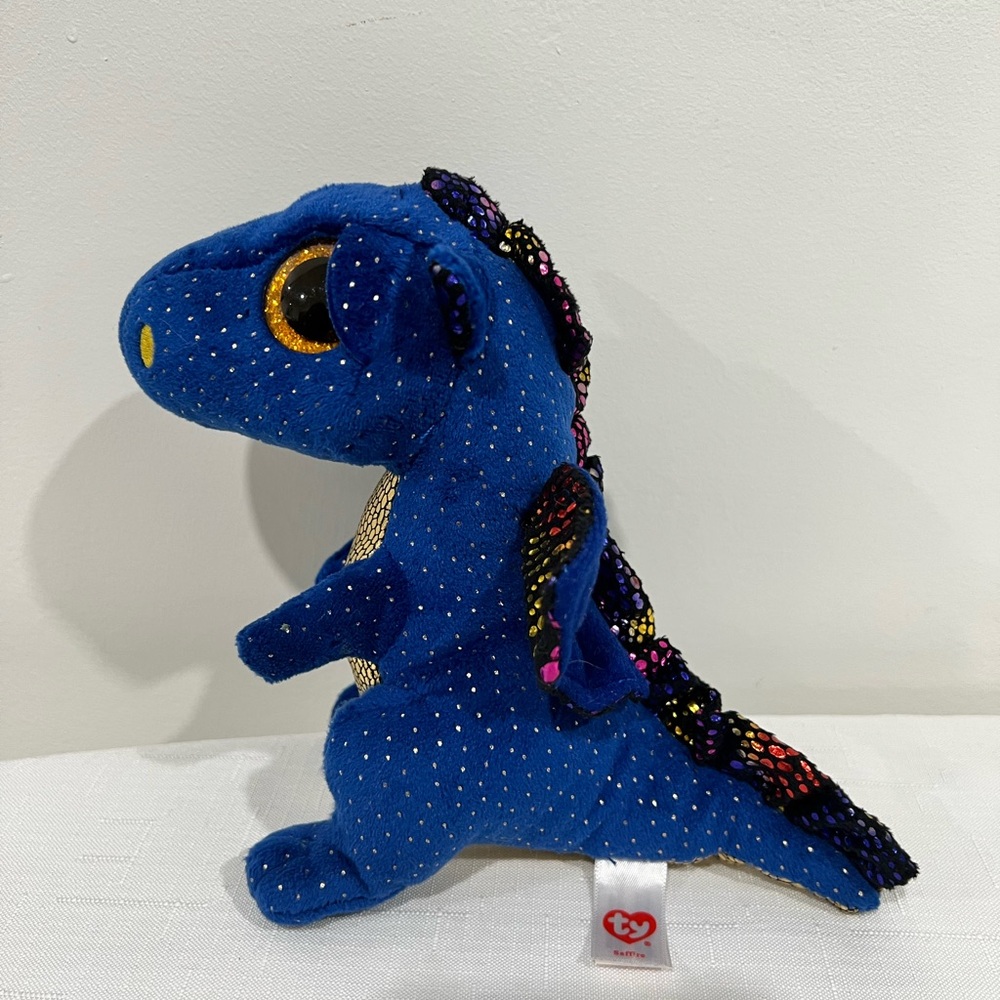 TY Safire Dragon Beanie Boos  Stuffed Animal Plush